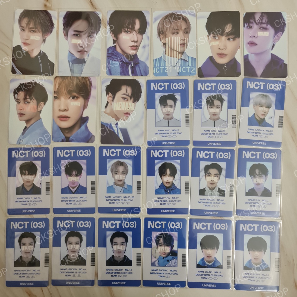 Ảnh thần tượng NCT UNIVERSE ID photopack