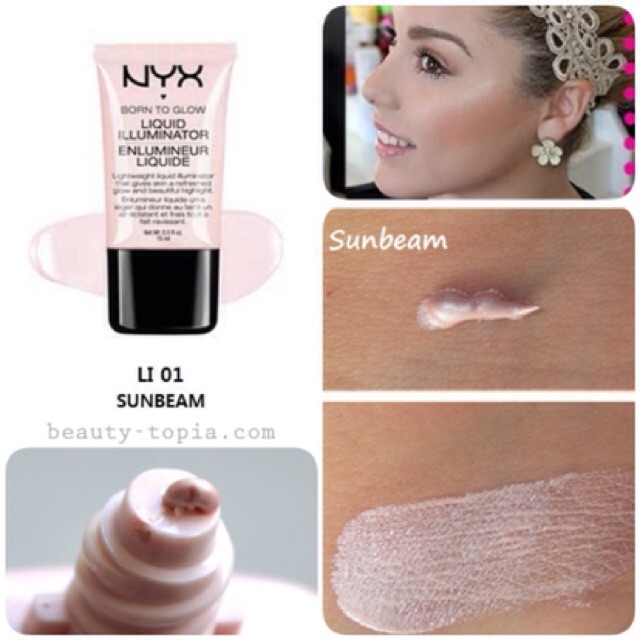 Bắt sáng dạng kem NYX Born To Glow