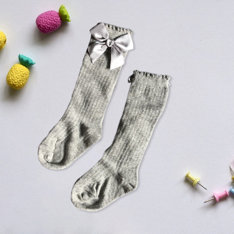 Vớ Cao Đến Đầu Gối Mềm Mại Thoải Mái Xinh Xắn Cho Bé Gái Sơ Sinh Size S M