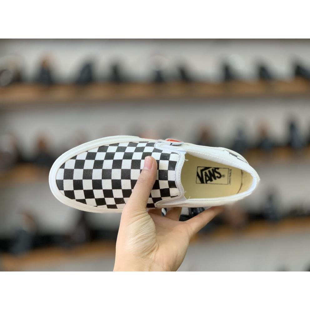 ✅ xả kho✅Giày van caro nam nữ, giày lười vải slip on chất liệu canvas dày dặn thoáng khí fuil box bill