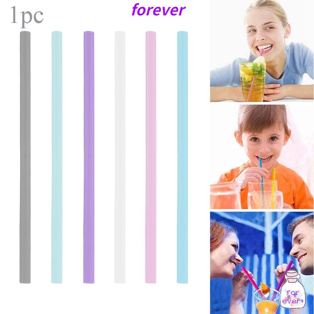 Ống hút bằng silicone nhiều màu tuỳ chọn có thể tái sử dụng