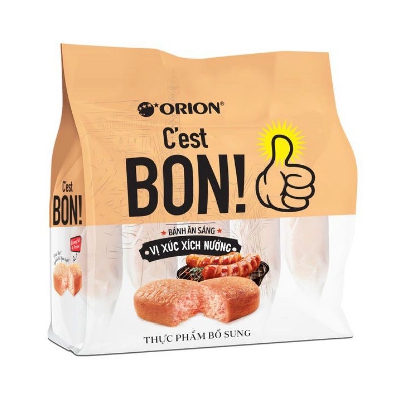 Bánh Ăn Sáng C'est Bon Orion Sợi Thịt Gà ( 5 gói / Bịch)