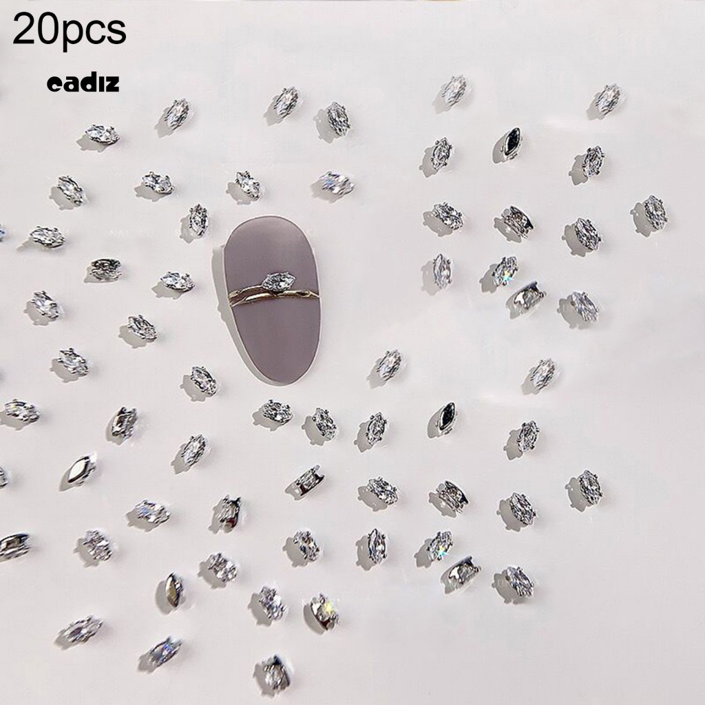 Phụ Kiện Đá Trang Trí Móng Tay Hình Giọt Nước/ Mắt Ngựa DIY Cho Nữ
