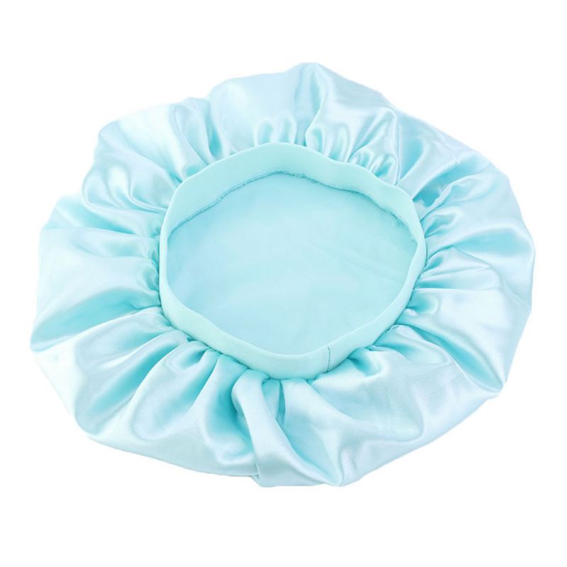 Mũ Trùm Đầu Ngủ Bằng Lụa Giả Màu Sắc Ngọt Ngào Cho Nữ