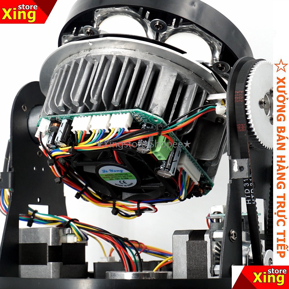 ĐÈN MOVING 6 MẮT LED LASER Đèn sân khấu
