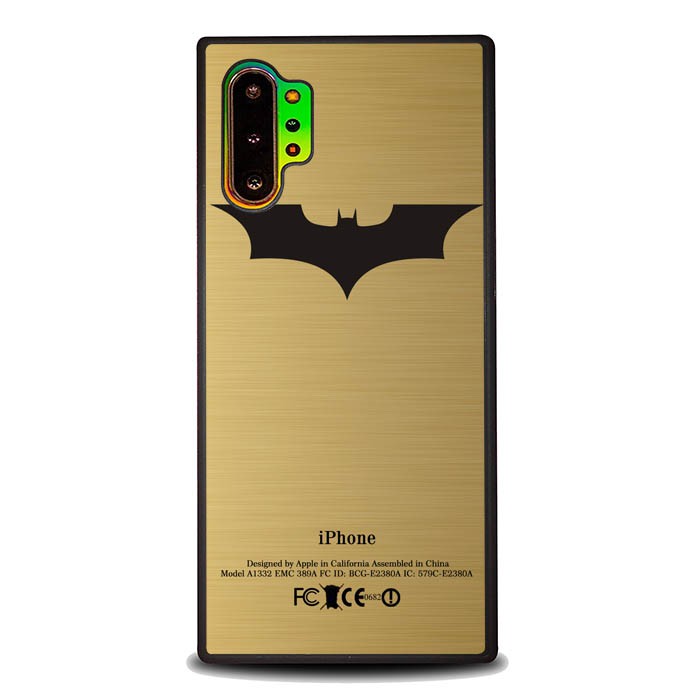 Ốp Điện Thoại In Logo Batman Màu Vàng L1388 Cho Samsung Galaxy Note 5 7 8 9 10 10 Plus