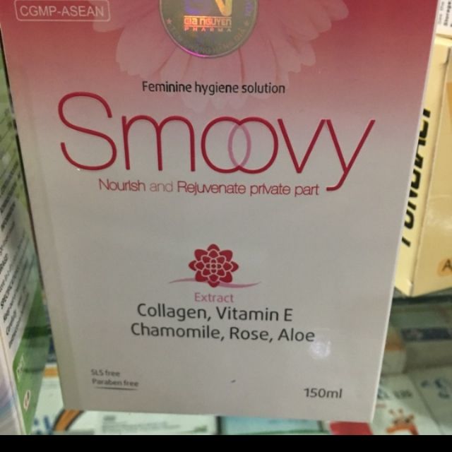 dung dịch vệ sinh phụ nữ smoovy ( chai 150ml )