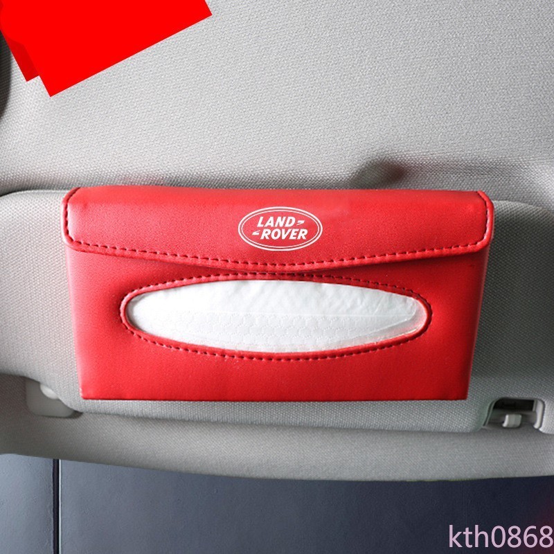 Hộp Đựng Khăn Giấy Bằng Da PU Chất Lượng Cao Cho Xe Hơi Land rover range rover freelander Discovery Evoque Kth0868