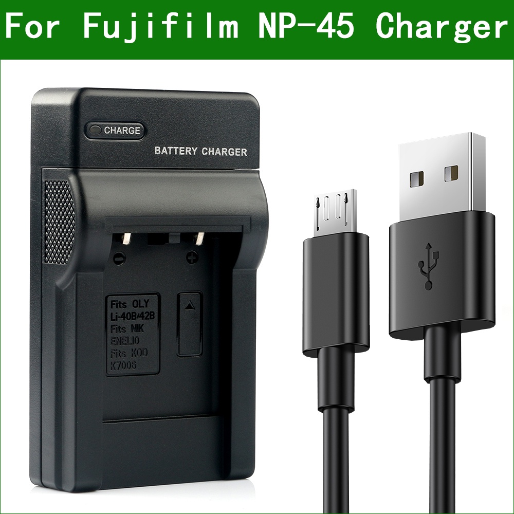 Bộ Sạc Pin NP-45 NP-45A NP-45B Cho Fujifilm FinePix J28 J29 J30 J32 J35 J37 J38 JV100 JV110 JV105 JV1004