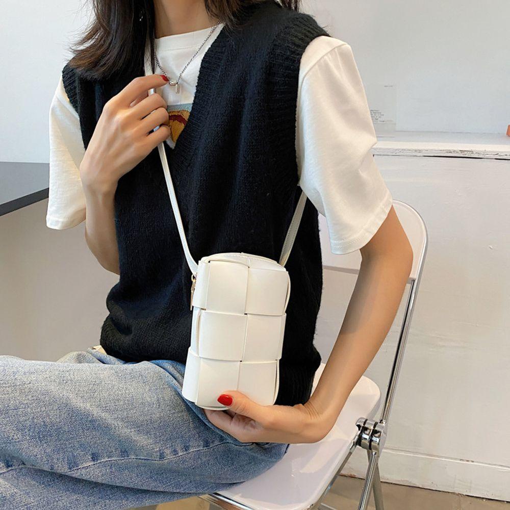 Túi Đeo Hông Bằng Da PU Màu Trơn Thời Trang Mùa Hè