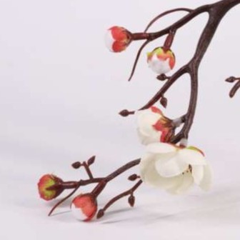 ORDER [ẢNH THẬT SHOP CHỤP] HOA ĐÀO LỤA peach blossom thân cành lớn 60cm trang trí nhà Tết