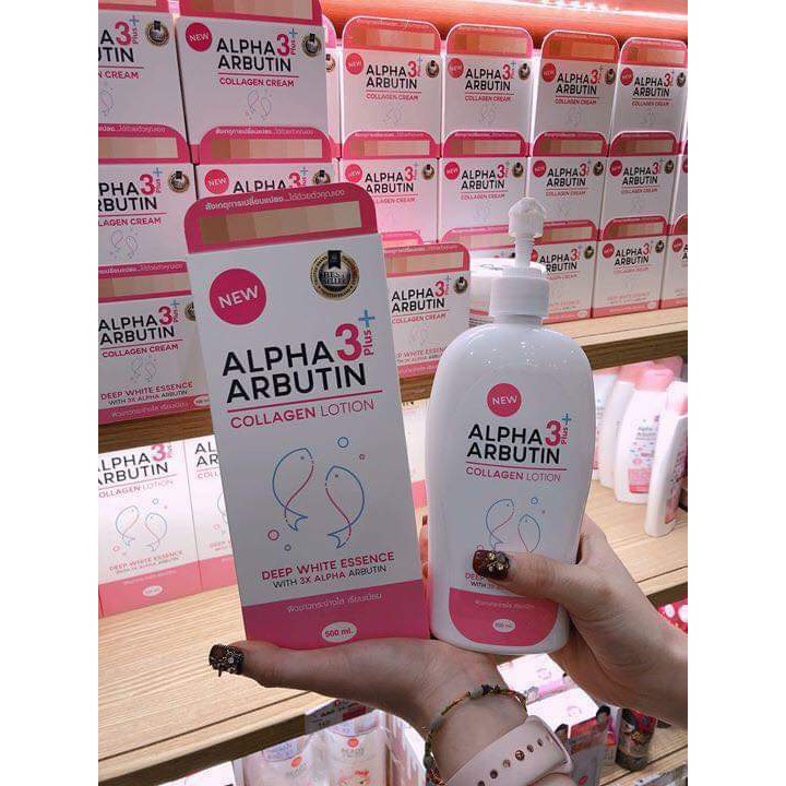 Dưỡng thể và vĩ ALPHA ARBUTIN 3 plus