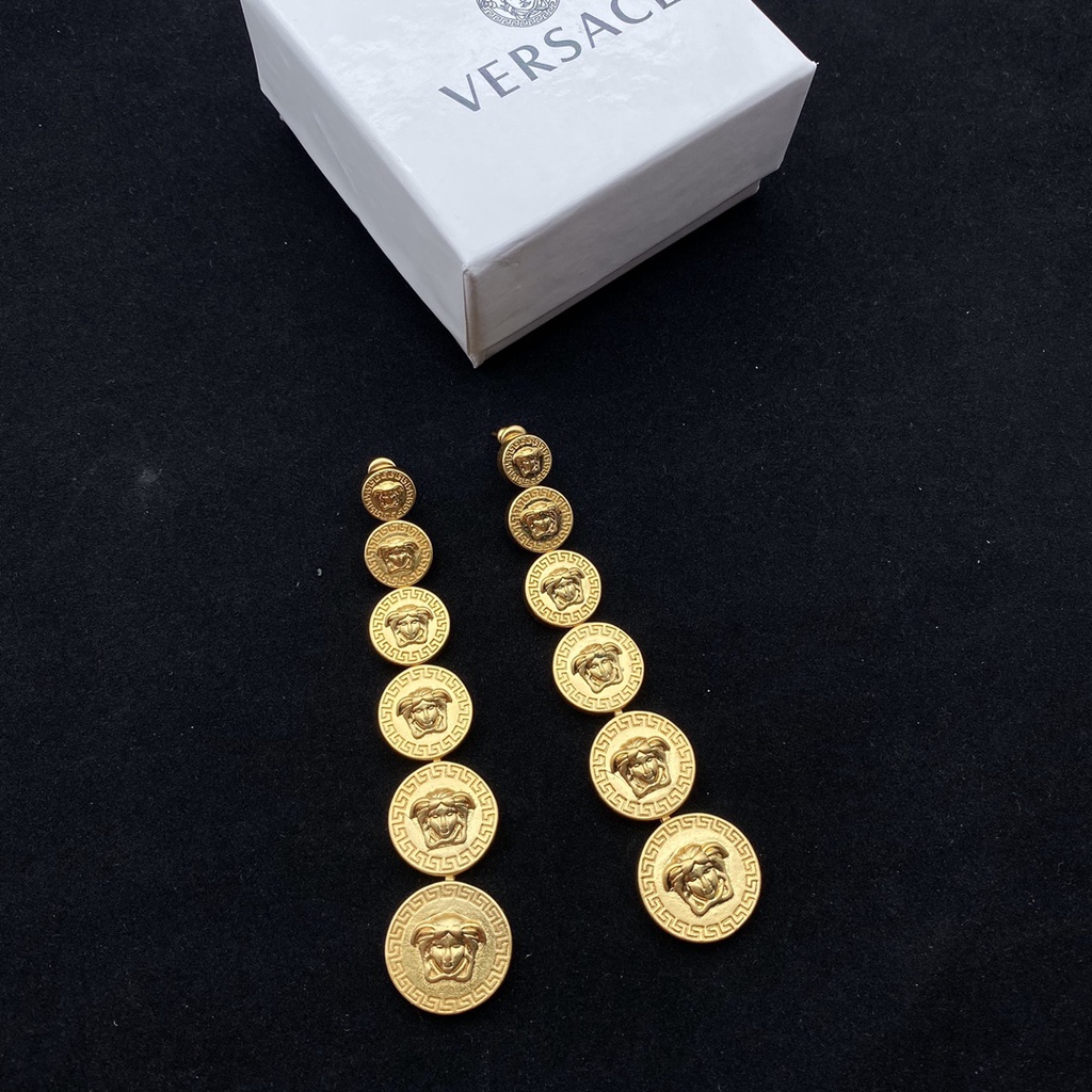 Bông Tai Versace Mới Medusa Queen 6A4V 8NVU A7CX