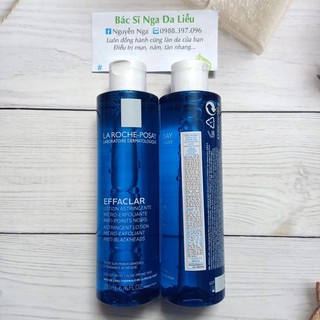 ✅[CHÍNH HÃNG] Nước cân bằng Toner giàu khoáng dành cho da dầu La Roche Posay Effaclar Astringent Lotion 200ml