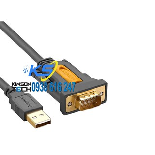 Cáp chuyển đổi USB 2.0 to COM RS232 3m cao cấp Ugreen 20223 - Hàng chính hãng