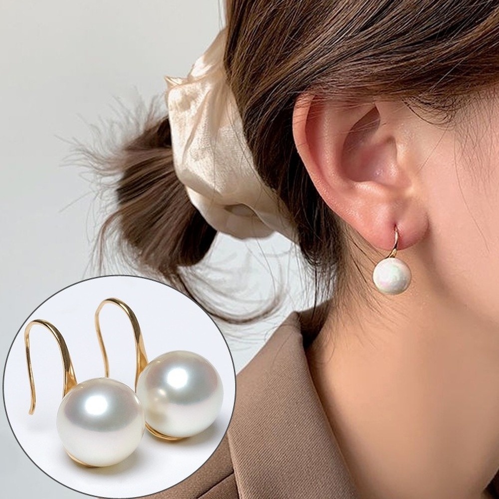 Khuyên Tai Ngọc Trai Tròn Thời Trang Cho Nữ