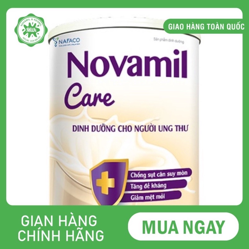 Sữa Novamil Care 900g - Chuyên biệt dành cho người UNG THƯ