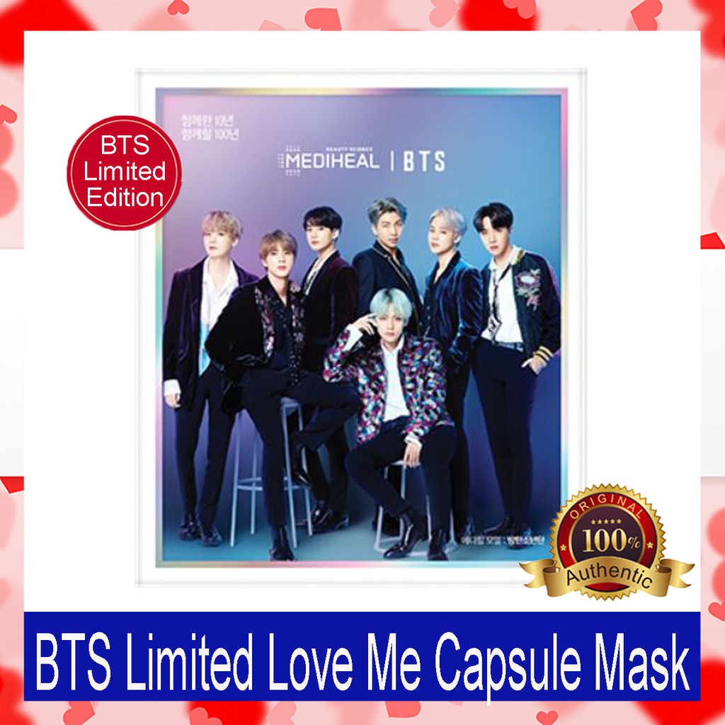 Bộ Mặt Nạ Mediheal Bio Capsulin Love Me Mask Set ( Phiên Bản BTS)