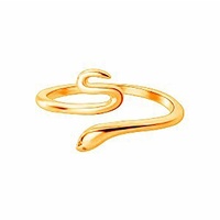 Nhẫn Hình Rắn Thiết Kế Hở Tùy Chỉnh Phong Cách Hàn Quốc Thanh Lịch Cho Nữ