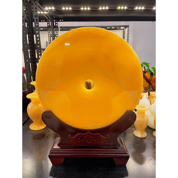 Đồng Điếu, Đồng Tiền Đá Ngọc Hoàng Long 30cm