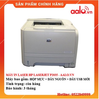 MÁY IN LASER HP LASERJET P2035 ĐÃ QUA SỬ DỤNG - AALO.VN