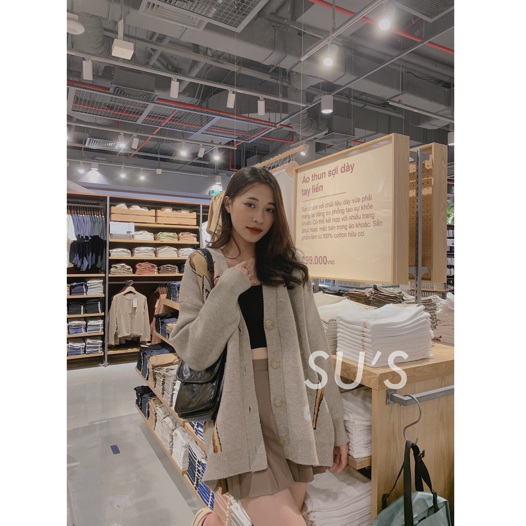 Áo cardigan len hoạt hình A1998 SUSTORE | BigBuy360 - bigbuy360.vn