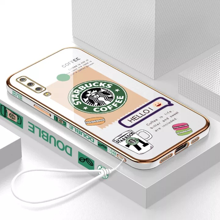 Ốp Điện Thoại In Logo Starbucks Cho Samsung A04E A54 A30 A20 A50 A50S A30S A71 4G A51 4G A750 A7 2018 A10