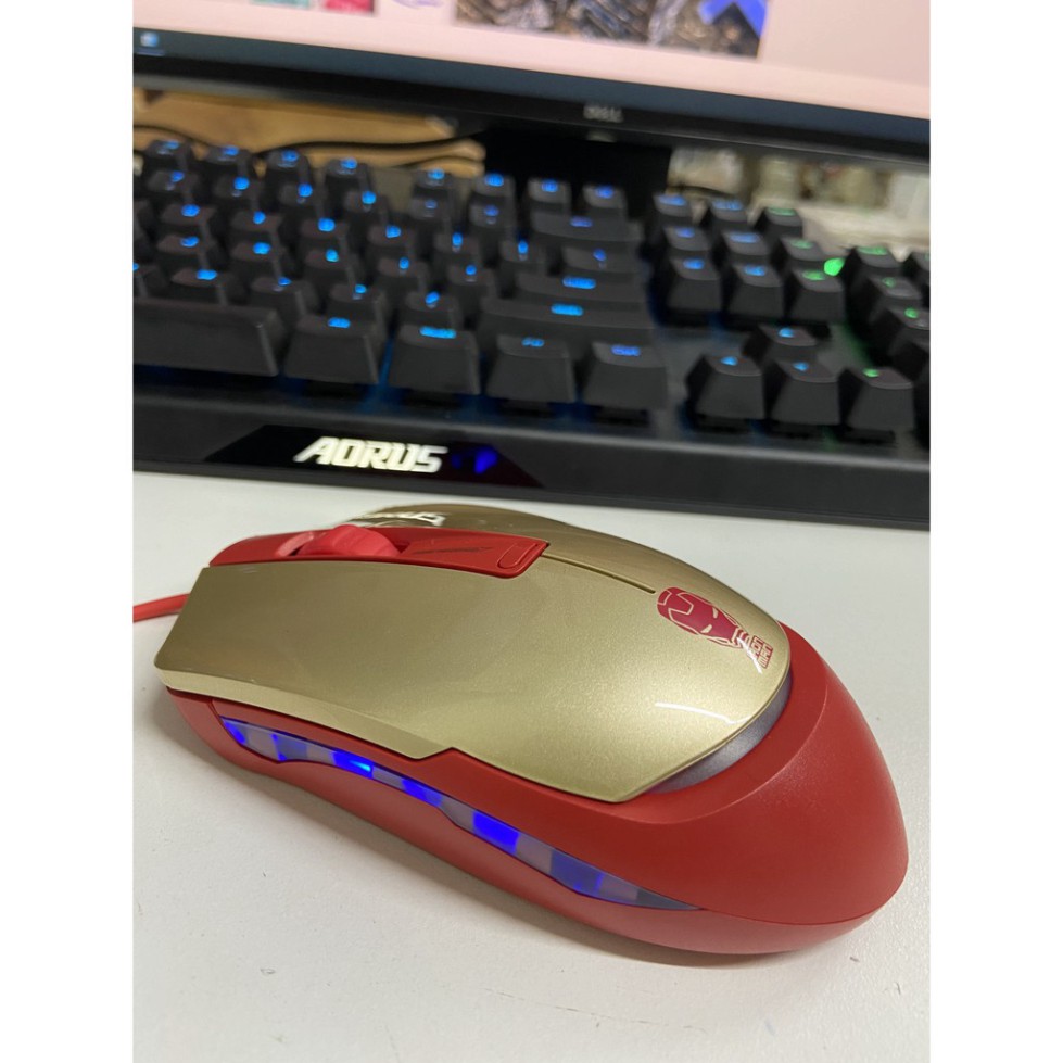 HSGD Chuột Gaming E-Blue EMS145 phiên bản Iron Man Có DPI - Bảo hành 12 tháng 44 N810