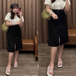 CV18 Chân Váy Xẻ Tà Trước Maii Thươngg