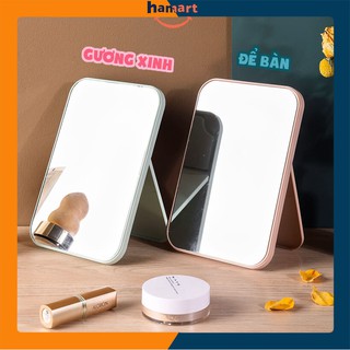 Mua Gương Để Bàn Mini Trang Trí Nhà Cửa Gương Soi Để Bàn Hamart Chất Lượng Cao