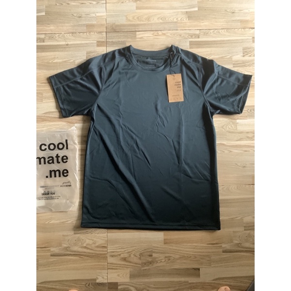 (thanh lí NEW quà game) Áo thun thể thao nam COOLMATE Active xanh đen L