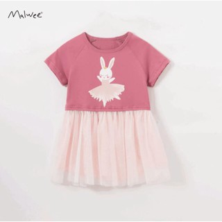 Váy thỏ hồng Malwee bé gái xinh xắn