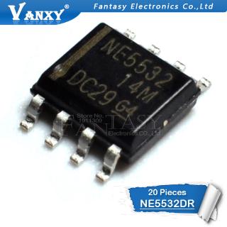 Bộ 20 IC cao cấp Ne5532Dr Sop8 Ne5532 Sop N5532 5532dr Sop-8 Smd