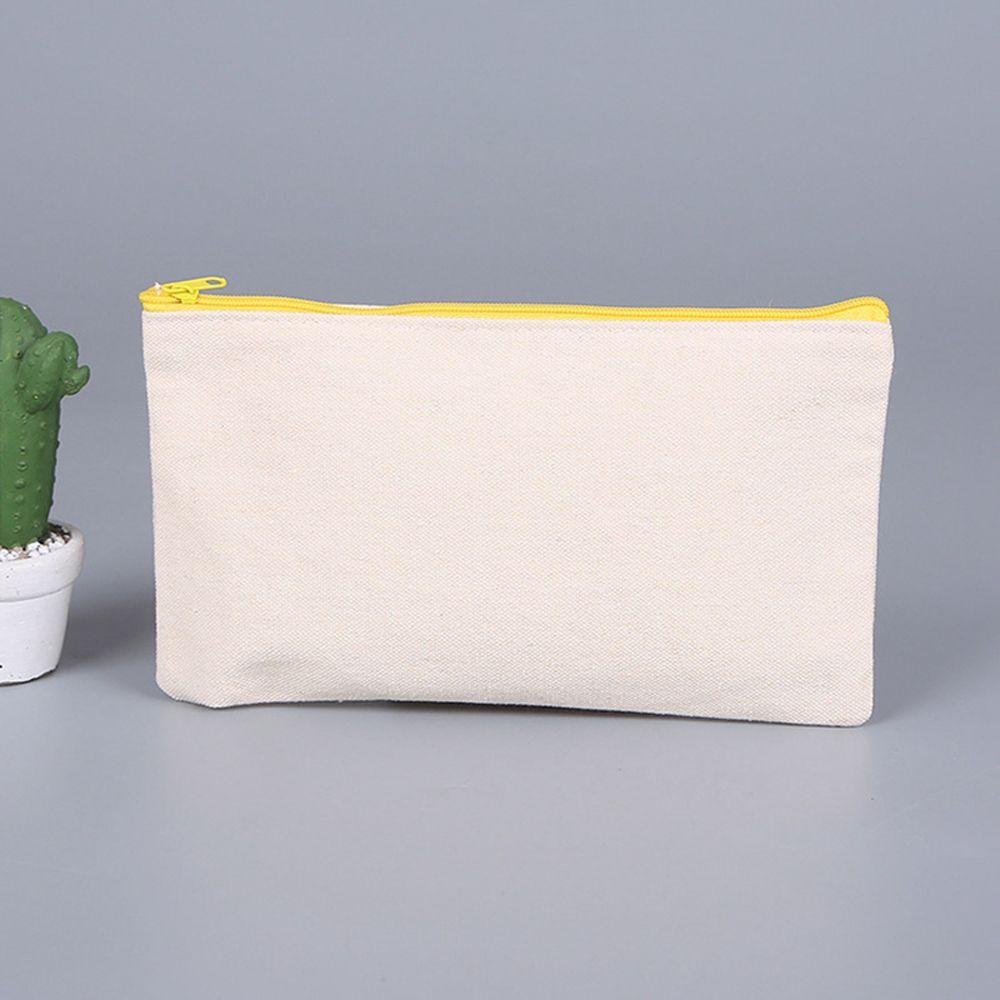 AUGUSTINA Túi Đựng Bút Màu Trơn Có Khóa Kéo DIY