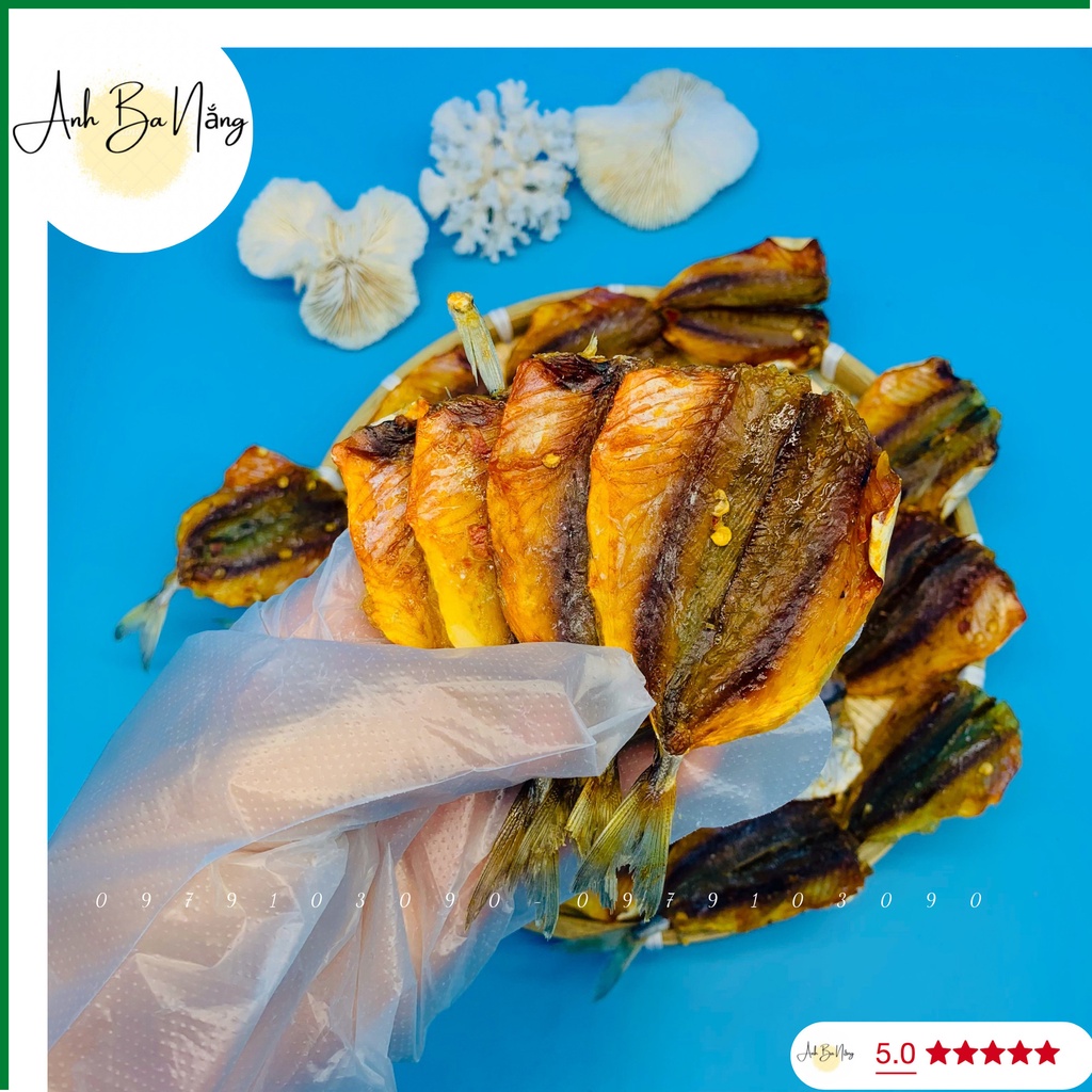 Khô Cá Chỉ Vàng Xẻ Ướp Sẵn Không Xương , Khô Biển Cá Chỉ Vàng Luôn HOT Ăn Là Ghiền - ANH BA NẮNG