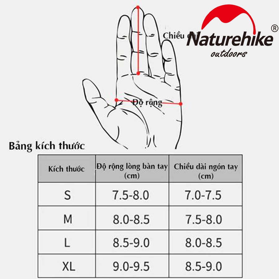 GĂNG TAY LÔNG CỪU NATUREHIKE NH17S004-T