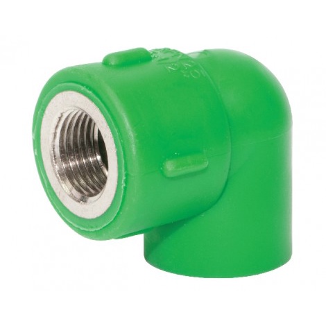 Co ren trong 25x3/4 Cút ren phụ kiện ống nước nóng PPR - Xanh