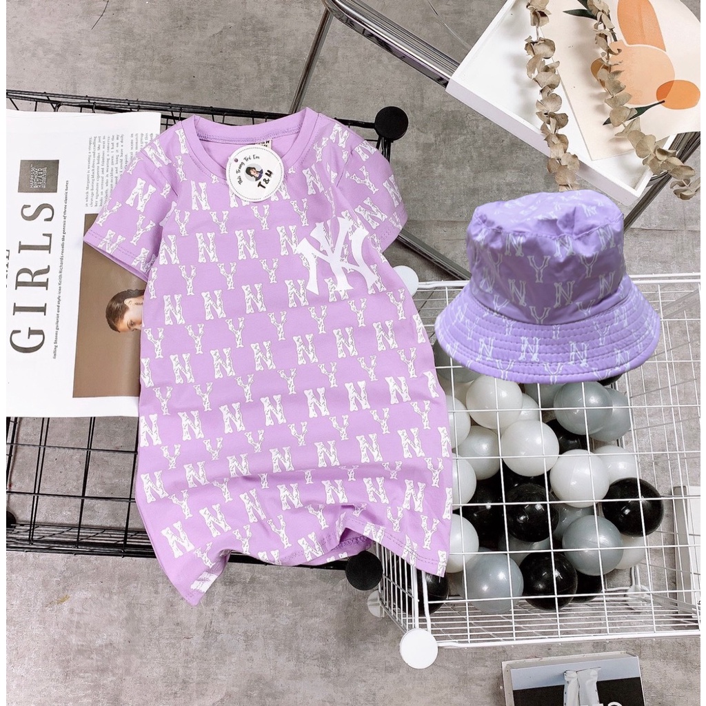Váy NY kèm mũ cao cấp bé gái