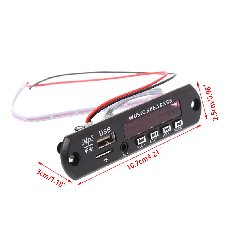 Bảng Mạch Khuếch Đại Tín Hiệu Âm Thanh USB TF FM Radio