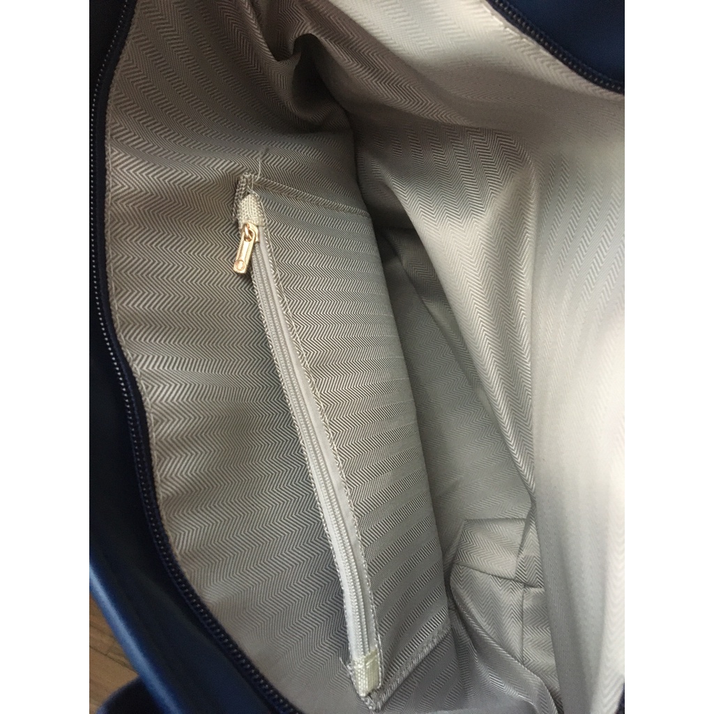 Túi đeo vai cỡ lớn (vừa khổ A4) vải phối da - Hàng loại 1 - TB.Store FR67 37x25x13