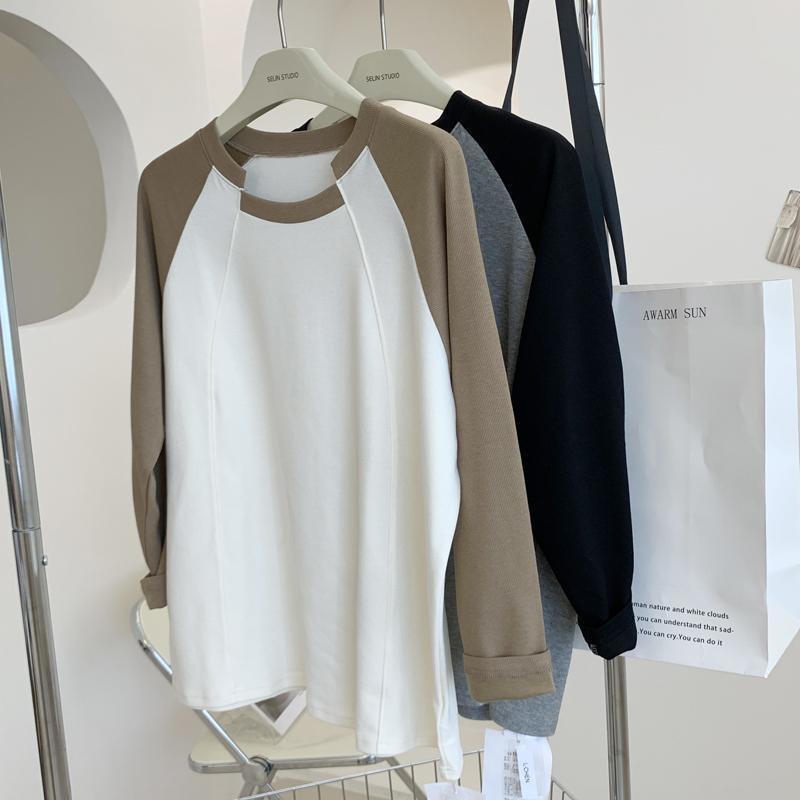 Áo Thun Tay Dài Dáng Ôm Thời Trang Mùa Thu Mới 2022 Dành Cho Bạn Nữ