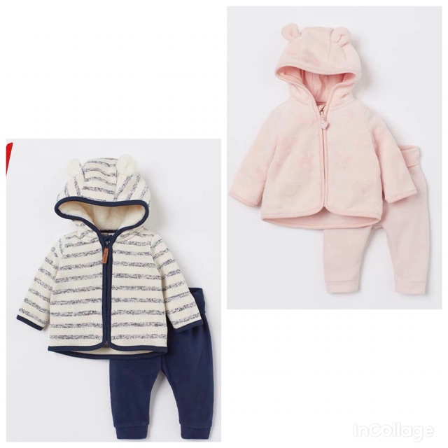 Set nỉ bông siêu mềm nhẹ HM Auth