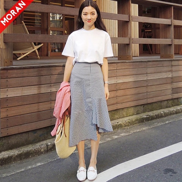 CHÂN VÁY KẺ ĐUÔI CÁ