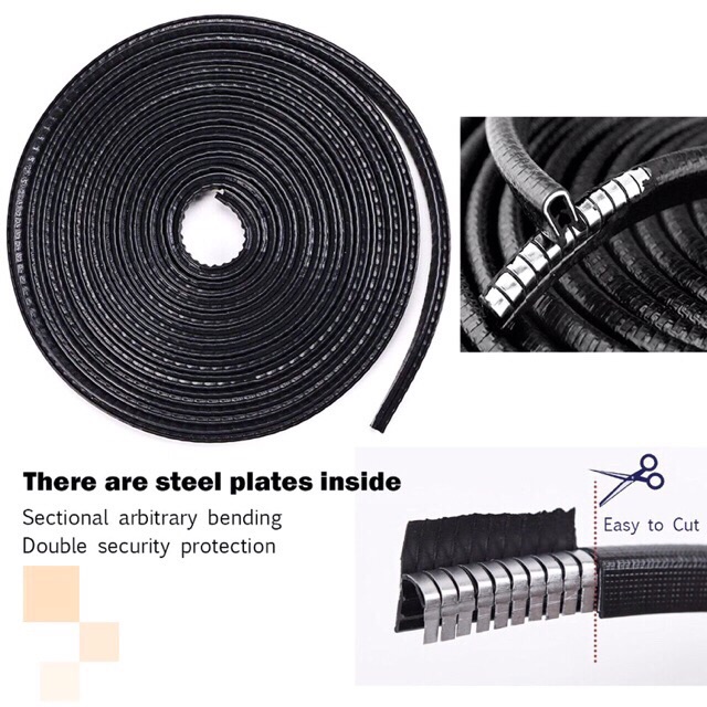 Nẹp Cửa Chữ U Lõi Thép (Cuộn 5m) | BigBuy360 - bigbuy360.vn