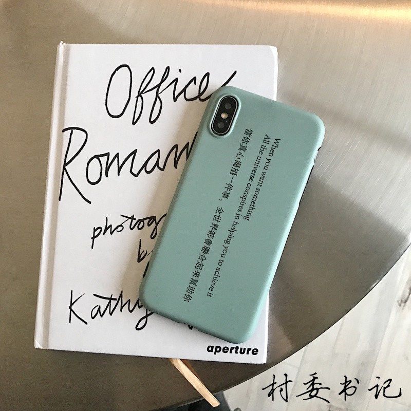 Ốp Điện Thoại Mềm In Chữ Tiếng Anh Đơn Giản Dành Cho Iphone 8 / 7 Plus / 6 S / Max / Xr | BigBuy360 - bigbuy360.vn