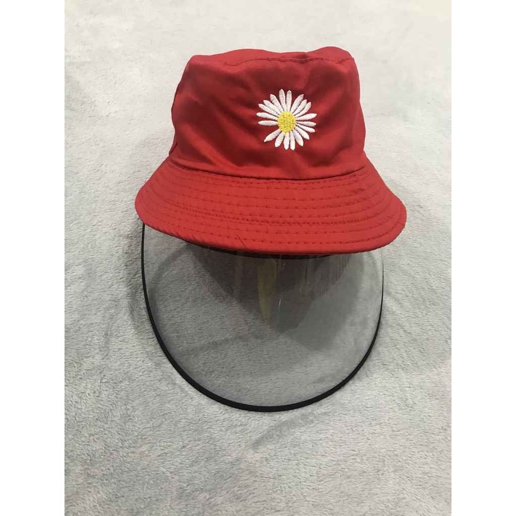 Mũ chống dich thêu hình hoa cúc nhiều màu thời trang Everest