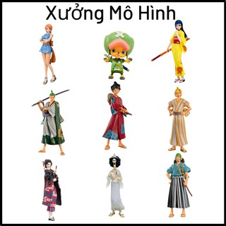 Mô Hình One Piece ở  Vương quốc Wano Luffy , Zoro , Usop, Sanji , Nami ,Brook , Choper Cao 17 - 21cm