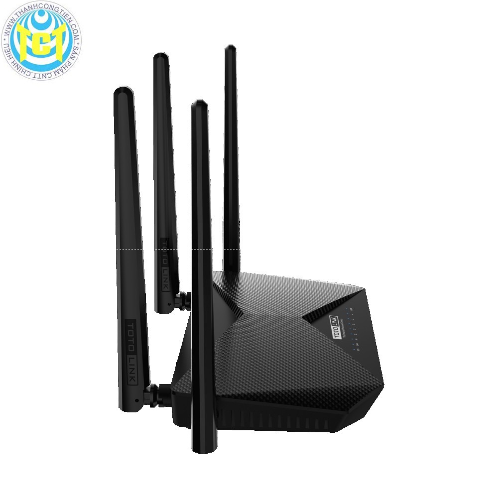 TOTOLINK A3002RU-V2 - Bộ Phát Wi-Fi băng tần kép Gigabit AC1200 ( Đen )