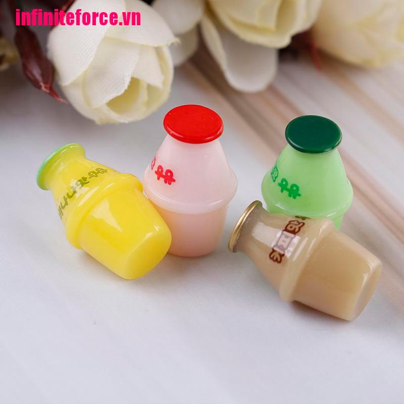 Bộ 4 Bình Sữa Trang Trí Nhà Búp Bê Xinh Xắn