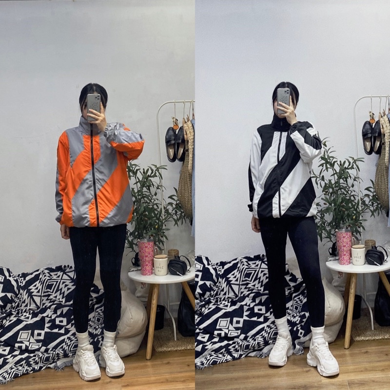 - Áo gió 1 lớp dày dặn